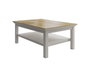 Hanah Home Mesa de café FRN-21024 en Crema, Roble y Gris